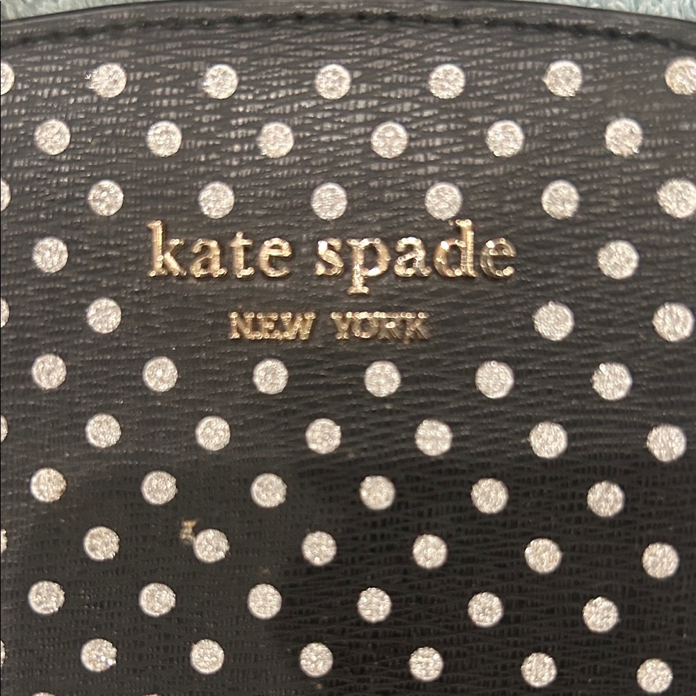 Kate Spade Black and White Dot Phone Case with Strap - Picture 2 of 7